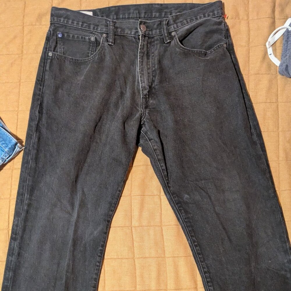 Mens Gap Black Jeans 36x32 Straight